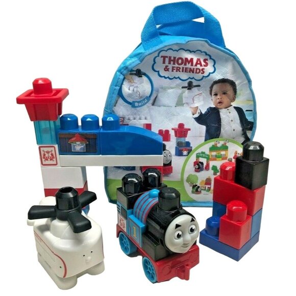 Mega Bloks Building Blocks About 4.5 Lbs Harold Thomas Train